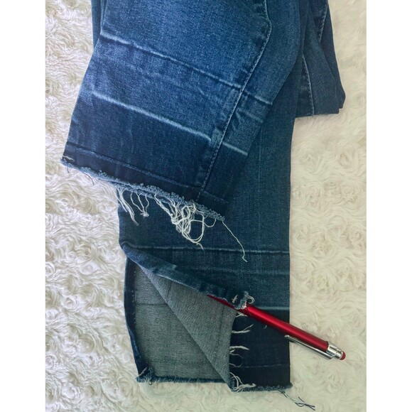 Seven 7 ankle jeans Skinny Easy Fit sz 10 raw hem - Picture 7 of 8
